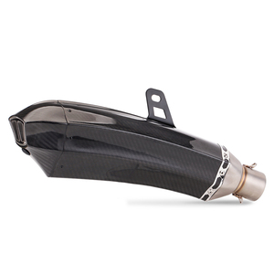 Silenciador de Cobra medio de fibra de carbono modificado para motocicleta Universal para <span class=keywords><strong>Honda</strong></span> <span class=keywords><strong>MT09</strong></span> Tmax 530 Z900 R3 R6 xj6 adv350 - Product Image 1