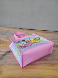 Eco Custom Logo Printed Reusable Grocery Shopping <b>Bags</b> <b>Extra</b>-Wide Heavy Duty Fabric Carry Tote Non Woven <b>Bag</b> - Product Image 3