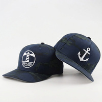 Gorra de Sarga 100% Algodón de Alta Calidad para Hombre, Gorra de Béisbol con Bordado y Estampado, Gorra Estructurada de 6 Paneles