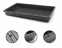 Plateau rectangulaire en plastique pour semis de serre, durable et de haute qualité, pot de pépinière, soucoupe de germination