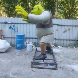 Estatua <span class=keywords><strong>de</strong></span> Resina y Fibra <span class=keywords><strong>de</strong></span> Vidrio <span class=keywords><strong>de</strong></span> Tamaño Real Personalizada a Precio <span class=keywords><strong>de</strong></span> Fábrica, Estatua <span class=keywords><strong>de</strong></span> <span class=keywords><strong>Shrek</strong></span> con Gato para Decoración Interior y Exterior en Días Festivos - Product Image 6