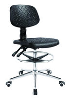 Foshan usine levage ergonomique PU surface statique résister pivotant ESD siège tabouret chaise de laboratoire en vente