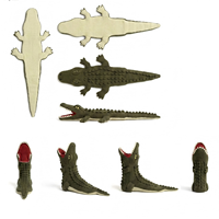 Chaussettes 3D personnalisées en tricot, toutes formes, mascotte, chaussettes montantes, crocodile, alligator, pantoufles moelleuses exquises, confortables pour la maison, cadeau, bonneterie
