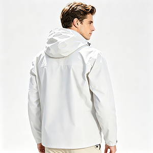 Vente en gros de parkas blancs personnalisés avec logo, fabricant OEM, approvisionnement en vrac, fournisseur professionnel fiable et durable - Product Image 2