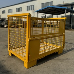 Cage de stockage industrielle pliable en carton pour pulvérisation électrostatique personnalisable - Product Image 4