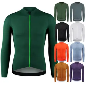 Mcycle Custom Road Bike Cycling Clothing Camouflage Bike Cycling Shirts Tops Full Zipper Pockets Long Sleeve Cycling Jerseys Men