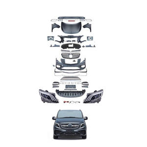 Nouveau design W447 Vito AMG Style Kits carrosserie Pare-chocs Ailes Phares Calandre Capot Kit carrosserie pour <span class=keywords><strong>Mercedes</strong></span> Benz W639 <span class=keywords><strong>Viano</strong></span> 2003-2016 - Product Image 4
