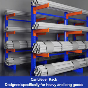 3/4/5 שכבה אחסון rakking מערכת בד גלגול כבד חובה 500kg-5ton מדף עבור נירוסטה מתכת חד צדדית - Product Image 5