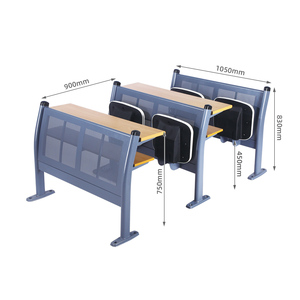 Shanfeng Top bán dành cho người lớn nghiên cứu bàn và ghế bằng gỗ viết <span class=keywords><strong>tablet</strong></span> cho bài giảng hội trường cho các trường học sử dụng - Product Image 3