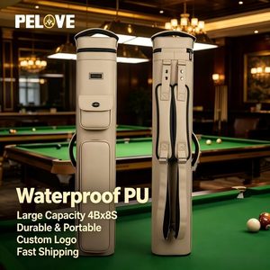 Sac de transport étanche 4B8S pour queues de billard, édition <span class=keywords><strong>voyage</strong></span>, grande capacité, tissu personnalisé, étui portable pour queues de snooker, vente directe usine - Product Image 1
