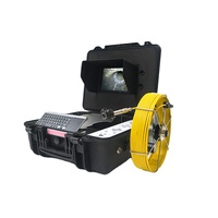 Système de caméra d'inspection des égouts avec moniteur portable de 10,1 pouces et câble de 20-120 m pour l'inspection des canalisations de 18-400 mm