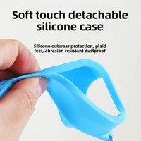 45 ml/50 ml kaartvormige siliconen hoes compressiegietvorm parfumspuitfles reisbeschermhoes kreeft-klauw