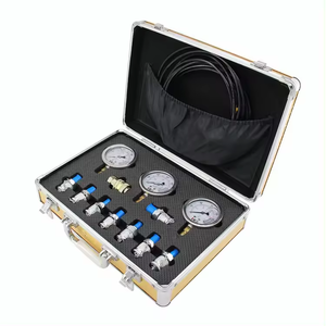 Outil de test hydraulique pour excavatrice, compatible avec tout modèle, avec 4 raccords de table, 10 raccords et 3 raccords à trois voies - Product Image 2
