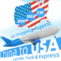 Expédition rapide par fret aérien DDP CIF vers les États-Unis, taxes incluses, service de logistique express aérien, agent de transport aérien