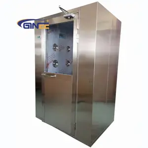 Ginee Medical class 100 clean room electronical interlock air lock air shower machine for food industry
