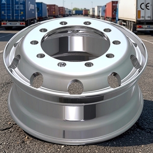 Jantes de camion en aluminium de 22,5 pouces, jantes de camion 22,5*8,25, jantes en aluminium forgé, jantes en alliage 22,5x8,25 pour camion 11R22,5 295/80R22,5 - Product Image 3