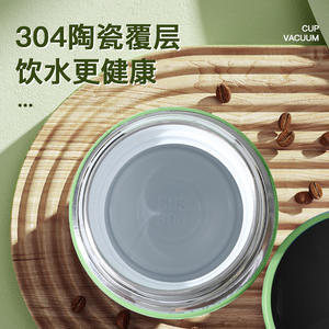 แก้วเก็บความร้อนอัจฉริยะ สแตนเลสทรงตรง เกรด 304 เก็บความร้อนได้ 12-24 ชั่วโมง พกพาสะดวก เหมาะสำหรับใช้ในออฟฟิศ หรือเป็นของขวัญ - Product Image 6