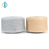 Fil à tricoter en coton et polyester mélangé recyclé NE 6/1 Nm 10/1 à extrémité ouverte, fil écologique