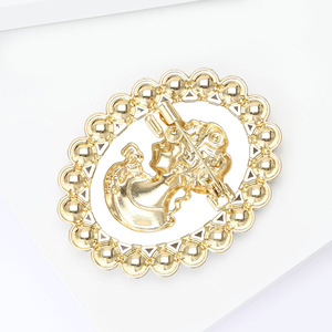 Broche <span class=keywords><strong>camée</strong></span> vintage-Broche en fausse perle <span class=keywords><strong>camée</strong></span> victorienne de style vintage bijoux pour pull-over manteau Corsage cadeau - Product Image 5