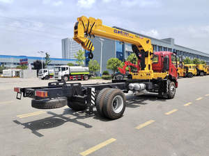 Grúa telescópica de 8 toneladas para camión, grúa hidráulica para camión, equipo de elevación primario con bomba y caja de cambios Zoomlion para sitios de construcción - Product Image 6