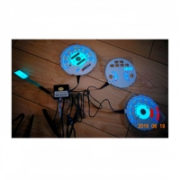 Rétroéclairage EL ultra-fin haute luminosité flexible pour tableau de bord automobile, jauge de voiture lumineuse, DC12V/24V/36V ROHS