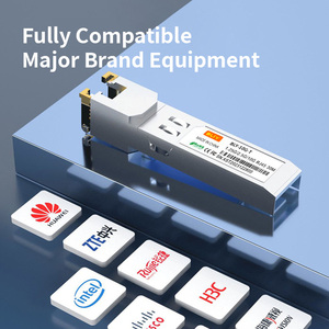 Hot Selling 10G Fiber Optic Transceiver Module SFP+ Copper Transceiver Module For Gigabit <b>Ethernet</b> Network 10G SFP RJ45 Module - Product Image 2