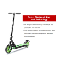 One Stop Solution Elektro Roller CE 6in Rueda Batería de litio 2AH Bicicleta eléctrica plegable Scooter para niños de 6 a 12 años