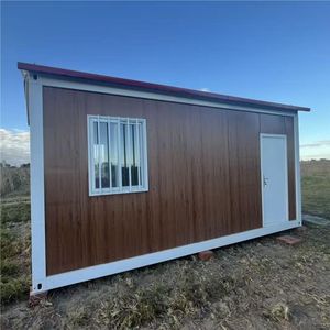 Maisons conteneurs modulaires en panneaux sandwich en acier à installation facile, 20 pieds, préfabriquées, détachables, alimentées à l'énergie solaire - Product Image 2