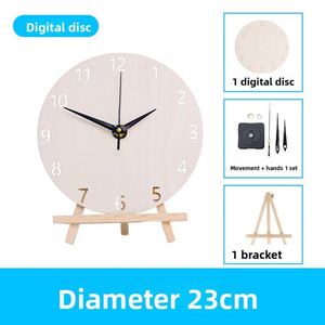 High Popular Customized <b>DIY</b> Cartoon Wall Clock <b>Kit</b> - Wooden Round Clock for Kids Room Decor & Family Craft - Product Image 2