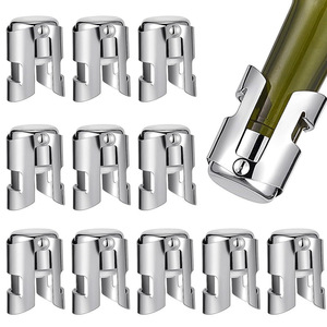 Custom logo Stainless Steel Champagne <strong>Stopper</strong> Wine Bottle Sparkling Wine Preservation Silicone Seal <strong>Stopper</strong> - Product Image 6