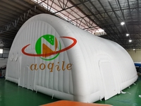 Tente d'arche extérieure personnalisée en PVC imperméable et ignifuge pour la location d'événements, capacité de 30 personnes
