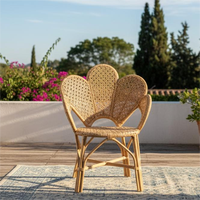 Fauteuil en rotin rose capitonné modulaire moderne à succès - Meubles confortables pour salon, salle à manger, hôtel, bureau à domicile et chambre à coucher