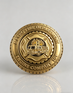 Moneda Conmemorativa Giratoria Personalizada con Forma de Neumático 3D para el Departamento de Bomberos, Moneda de Recuerdo, Moneda Conmemorativa de Rescate de Bomberos - Product Image 6
