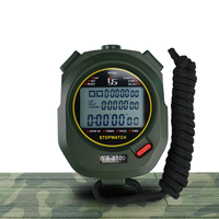 Professionele Sport Timer Digitale Stopwatch Ip67 Waterdichte Countdown Timer Horloge Lcd-Scherm Schokbestendig Voor Zwemmen Hardlopen