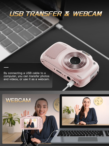 NBD 4K Cámara Grabar Vlogging Videocámaras <span class=keywords><strong>Fotografía</strong></span> 16x Zoom Foto Retro Cámara <span class=keywords><strong>digital</strong></span> compacta Regalo Cámara Linda - Product Image 6
