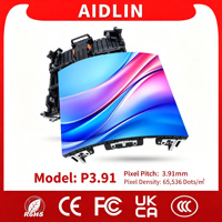 Écran LED de location à haute résolution gris, à économie d'énergie, montage rapide, panneau d'écran LED pour scène, mur vidéo LED pour événements intérieurs et extérieurs