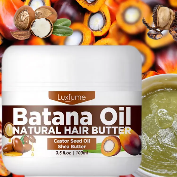 Luxfume nutre el cabello dañado previene la pérdida de cabello Batana Oil Butter para el crecimiento del cabello