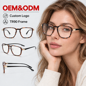 Gafas de sol Sunray de diseño coreano, estilo retro, montura geométrica TR90, superligeras, modernas, con filtro de luz azul, para hombre y mujer - Product Image 1
