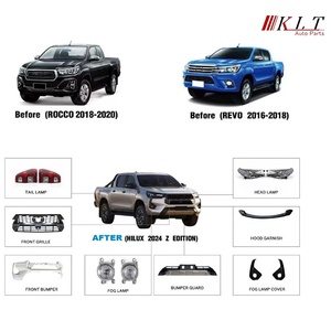 Kit <span class=keywords><strong>de</strong></span> Carrocería para Modelo <span class=keywords><strong>Hilux</strong></span> Z 2025 Actualización Estética <span class=keywords><strong>de</strong></span> Parachoques Delantero con Clip <span class=keywords><strong>de</strong></span> Plástico ABS para Protección Condición Nueva - Product Image 6