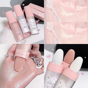 Polvo Iluminador de Hadas al por Mayor, <span class=keywords><strong>Brillo</strong></span> Fino, 4 Colores, Polvo Mineral para Maquillaje de Rostro y Cuerpo, Bronceador e Iluminadores - Product Image 2