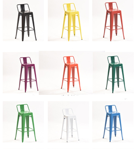 Chất lượng cao tối giản Thiết kế hiện đại kim loại cao cao thanh phân thương mại <span class=keywords><strong>backless</strong></span> cao ghế - Product Image 5