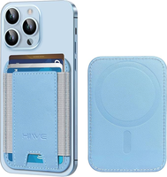 Portefeuille magnétique adhésif HiWe Slim MagSafe, le plus puissant pour iPhone 17/16/15/14/13/12 Series, porte-cartes 7 emplacements