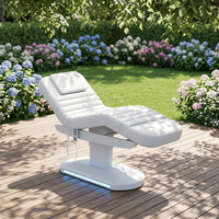 Table de massage électrique pour salon de beauté, lit de spa pour cils et soins du visage, table de maquillage et de massage