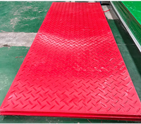 Tapis de grue en PEHD haute résistance, patins de support robustes, zone de stationnement temporaire pour grues mobiles et opérations de montage