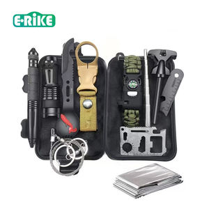 Kit de survie d'urgence en plein air, kit de survie tactique en île, équipement de survie multifonctionnel - Product Image 1