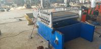 Stocké Max 2mm d'épaisseur 1250 largeur acier coupé en morceaux cisaillement à longueur ligne de machine contrôlée par PLC 5.5kw garantie de 5 ans