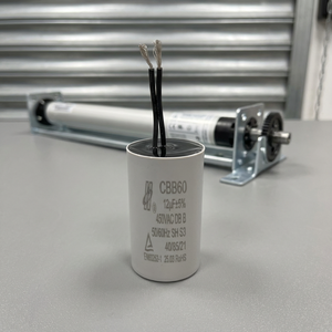 <span class=keywords><strong>Condensateur</strong></span> à film pour moteur AC <span class=keywords><strong>CBB60</strong></span> pour pompe à eau et lave-linge, certifié CQC/TUV/CE/UL/BIS, 250V-450VAC -40°C-85°C - Product Image 1
