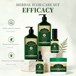Set de Cuidado Capilar Herbal Anticaspa GreenLem Usman Grass, Champú para Cabello Natural, Set de Cuidado del Cuero Cabelludo para Cabello Dañado - Product Image 5