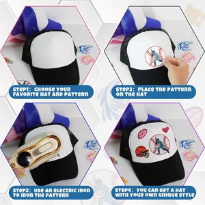 Parches Personalizados para Gorras Trucker, Parches Vaqueros, Parches con Logotipo Bordado Personalizado, Kit de Gorra DIY Howdy - Product Image 2