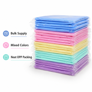 Paño de Gamuza PVA en Colores Surtidos, Paquete de 4 Tamaños, Suave, Absorbente y Reutilizable para Limpieza de Vidrios de Automóviles y Hogar - Product Image 3
